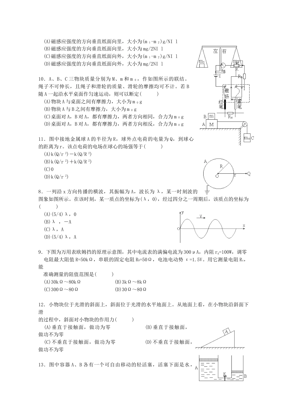 1993年重庆高考物理真题及答案.doc