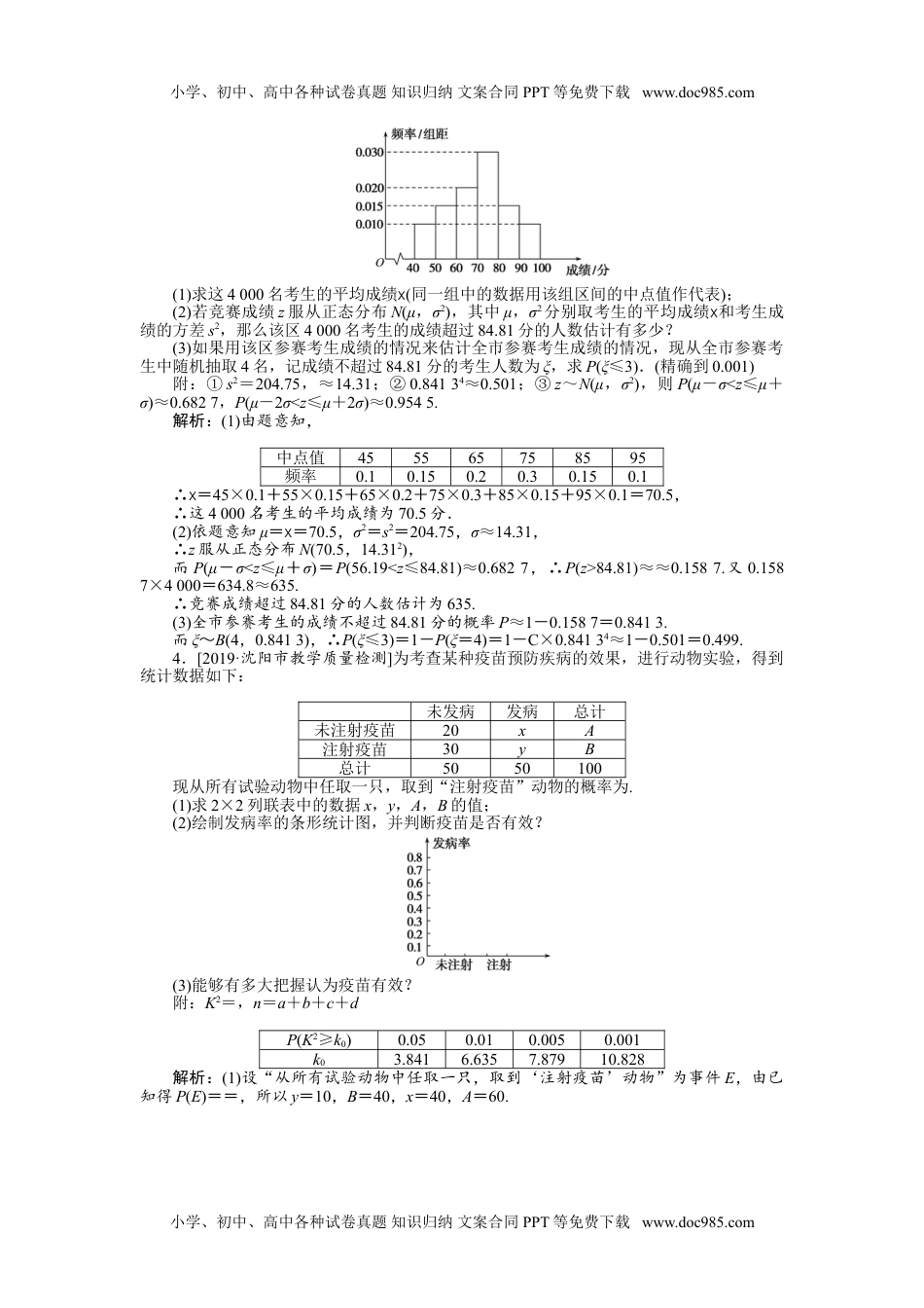 二轮专项分层特训卷··高三数学·理科主观题专练 (7).doc