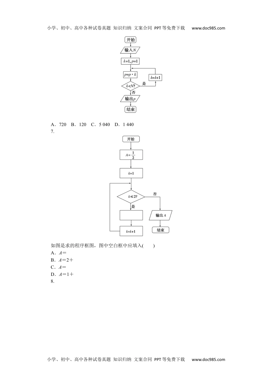 2023《微专题·小练习》·数学·理科·L-3专练56　算法初步.docx