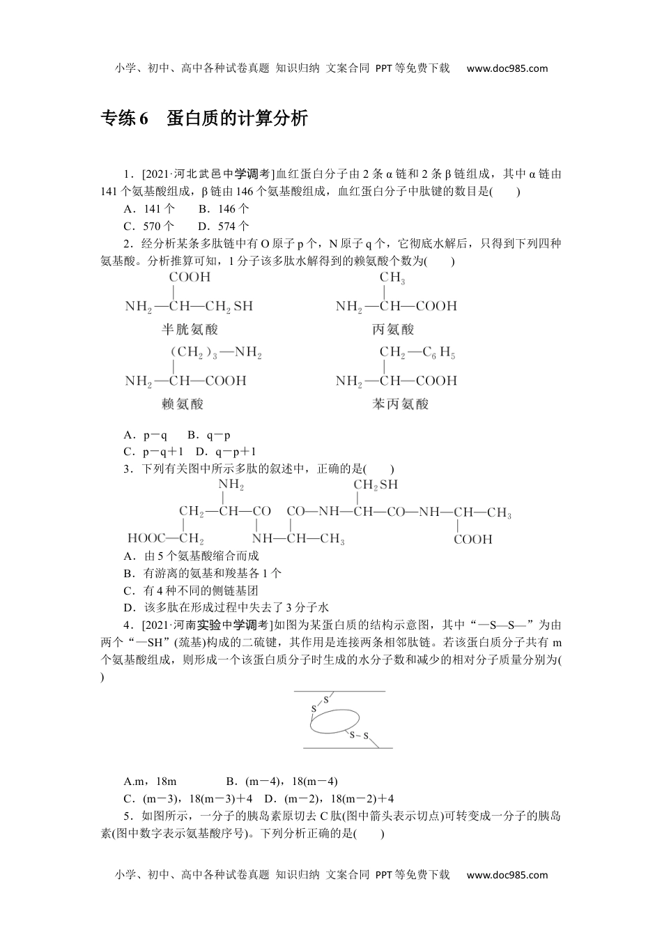 2022·微专题·小练习·生物【新高考】专练 6.docx