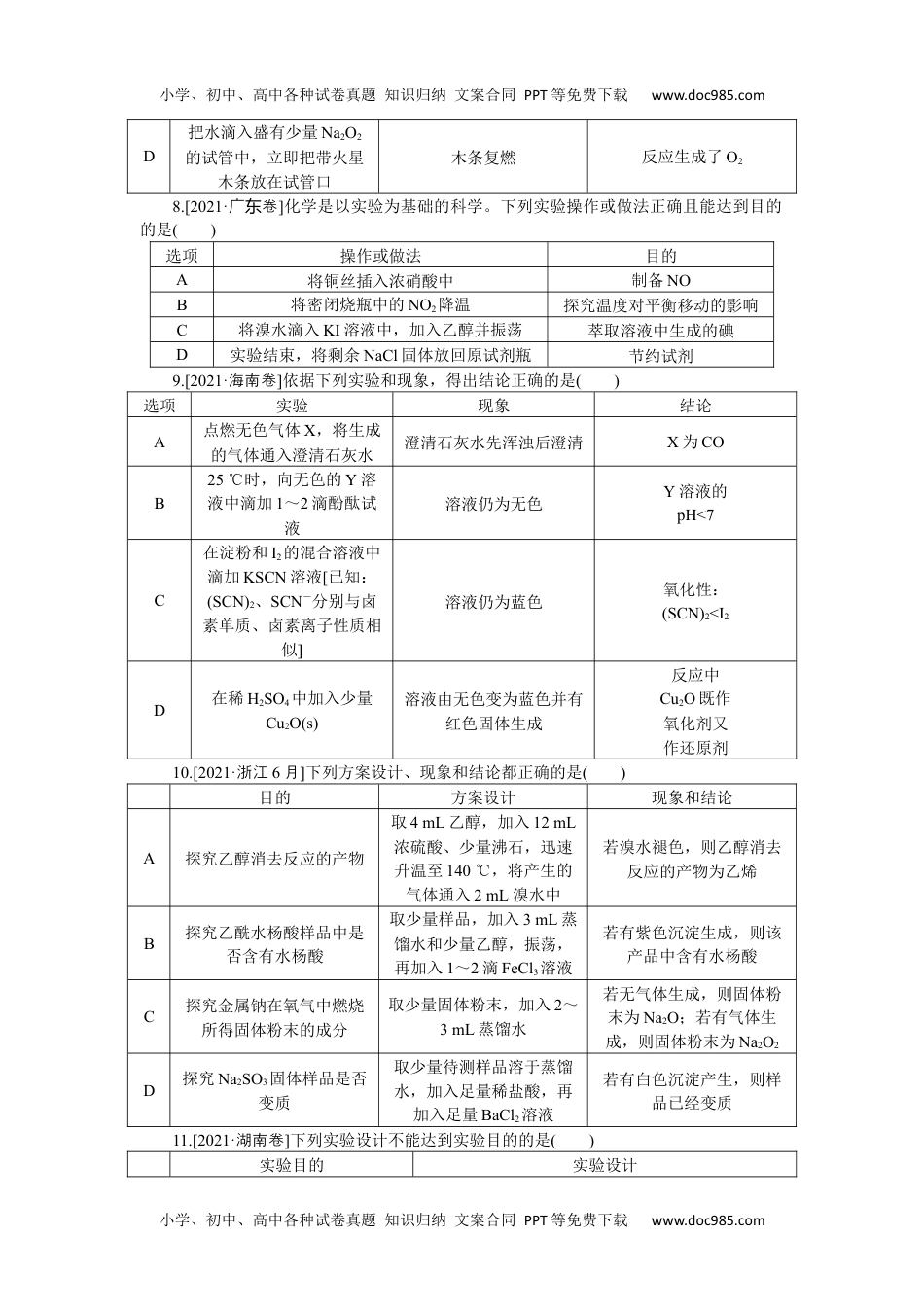 2023《大考卷》二轮专项分层特训卷•化学【新教材】河北专版练 15.docx