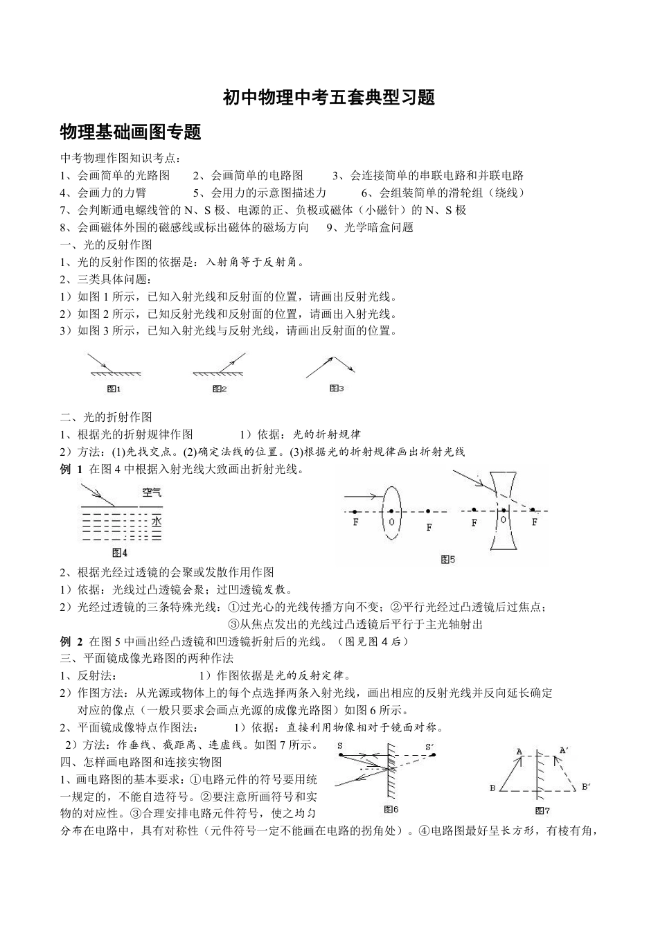 人教版初中物理中考模拟卷.pdf