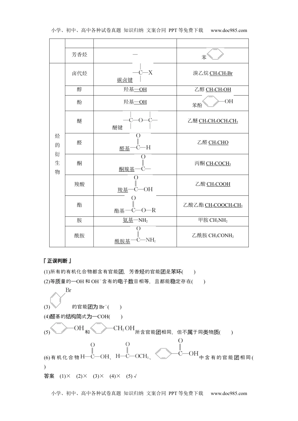 2024年高中化学新教材同步选择性必修第三册  第1章　第1节　第1课时　有机化合物的分类方法.docx