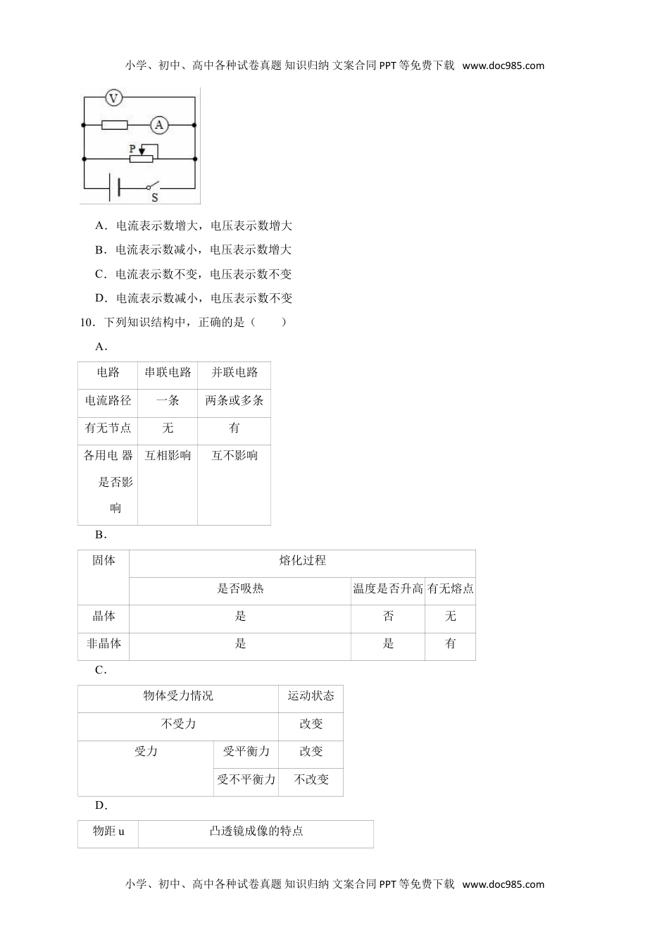 2018-2019学年四川省泸州市龙马潭区泸化中学九年级（上）第二次月考物理试卷（解析版）.doc