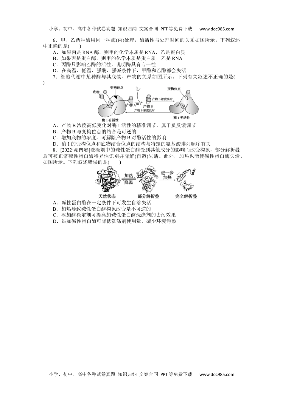 高中2024版《微专题》·生物·统考版专练15.docx