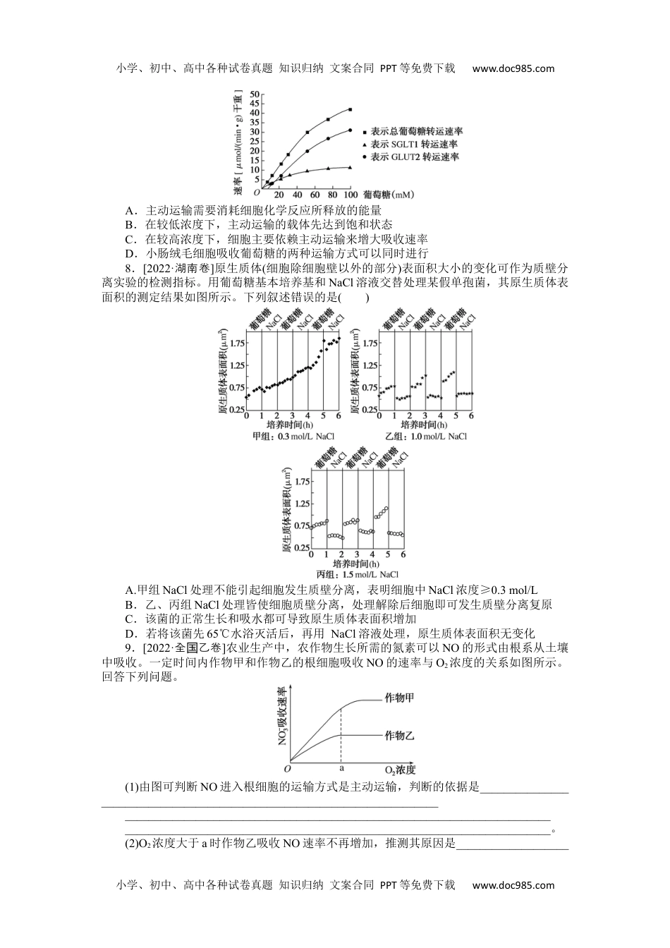 高中2024版《微专题》·生物·统考版专练14.docx