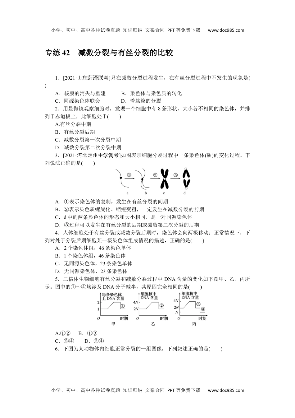 高中2022·微专题·小练习·生物【新高考】专练 42.docx