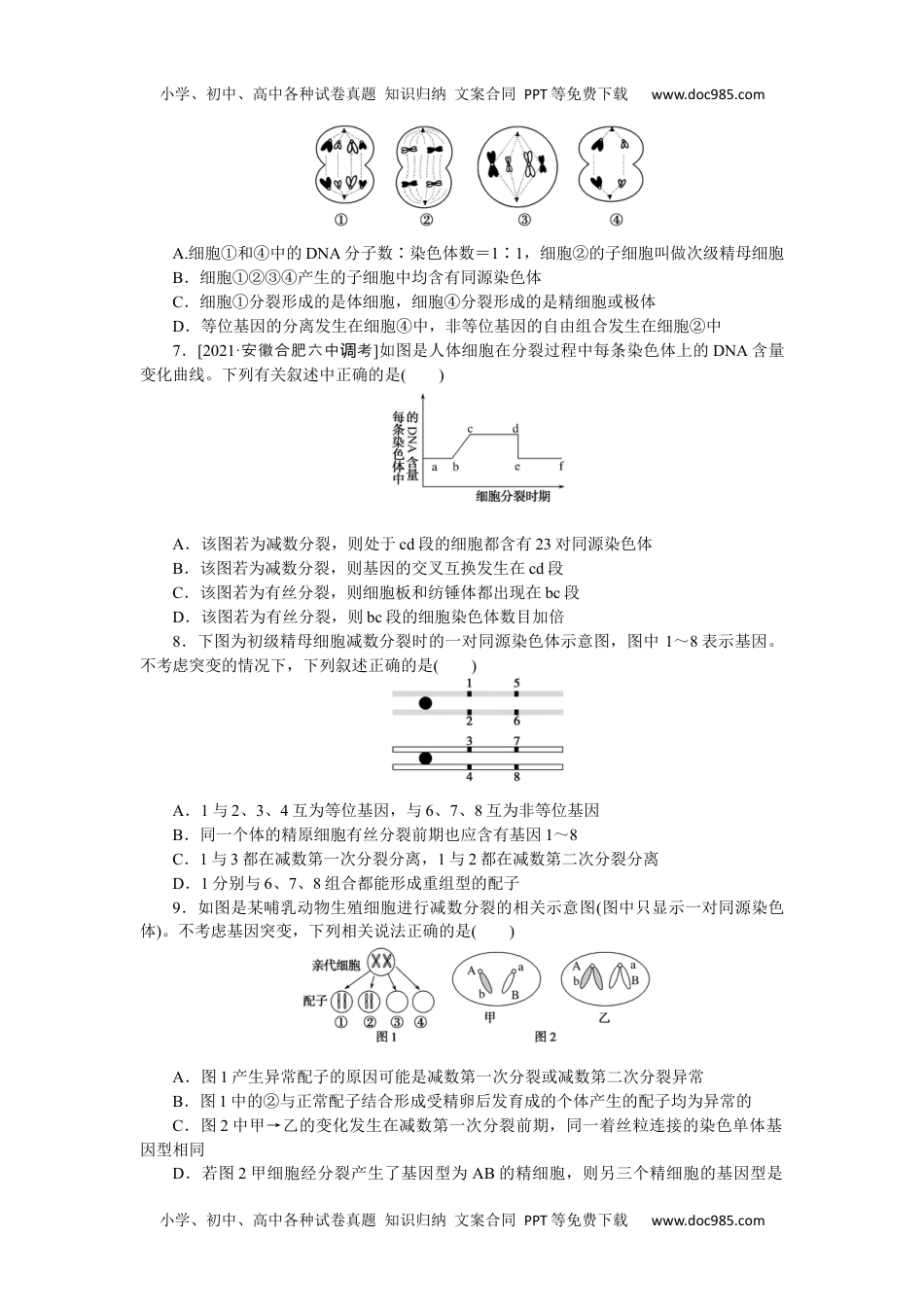 高中2022·微专题·小练习·生物【新高考】专练 42.docx