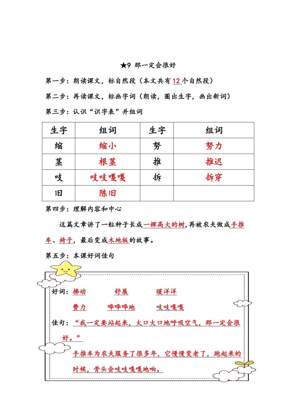 【语文基本功训练营】—三年级上册校内知识周周练第3单元预习解析（部编版）(1).pdf