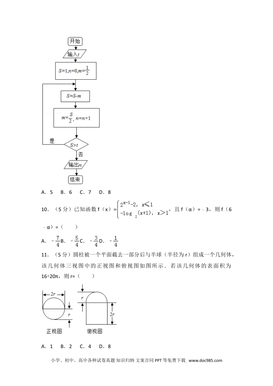 2015年全国统一高考数学试卷（文科）（新课标ⅰ）.doc