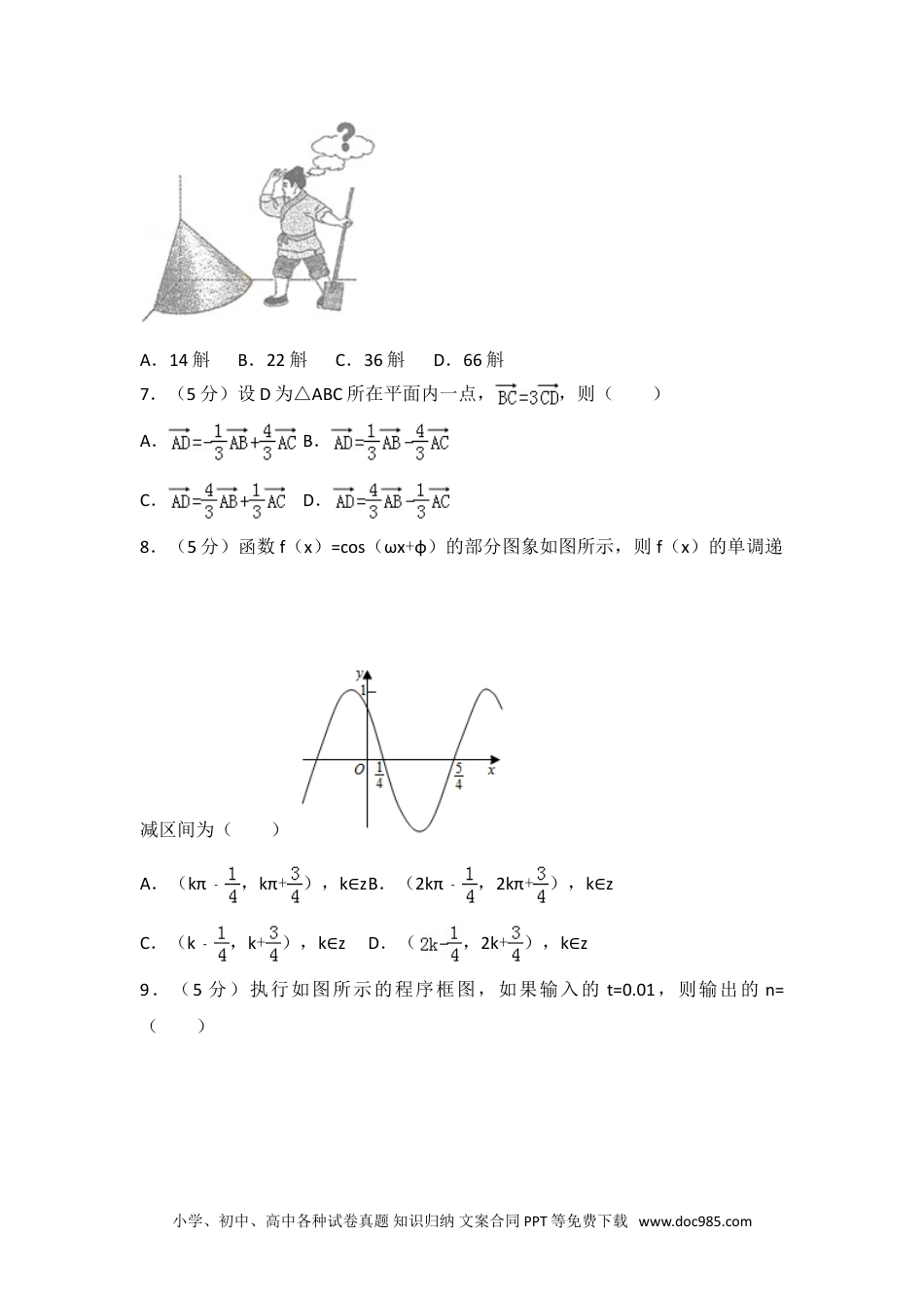 2015年全国统一高考数学试卷（理科）（新课标ⅰ）.doc