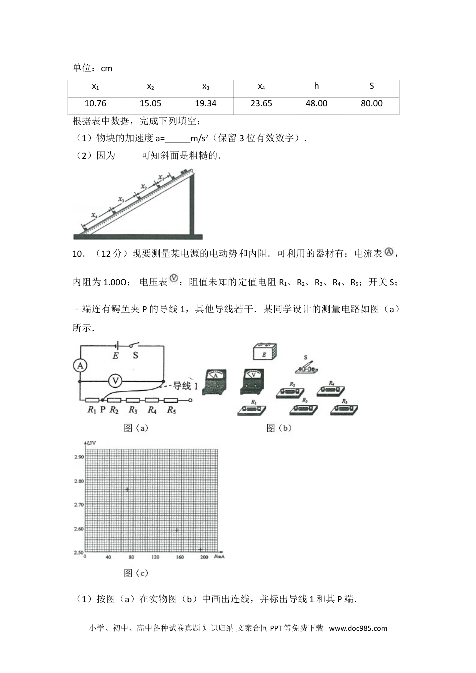 2014年全国统一高考物理试卷（大纲卷）.doc