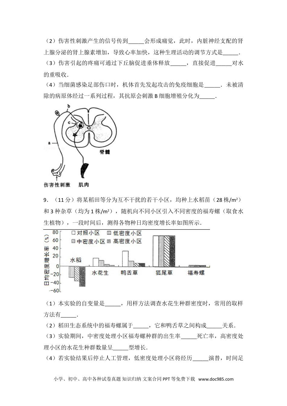 2014年四川省高考生物试卷.doc