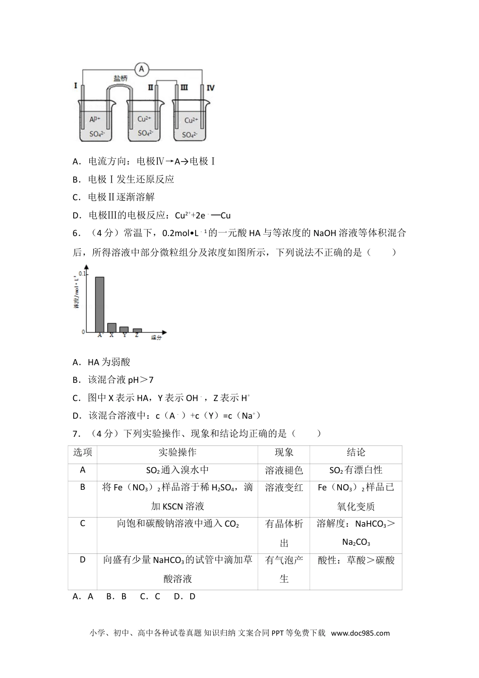 2014年广东省高考化学试卷.doc