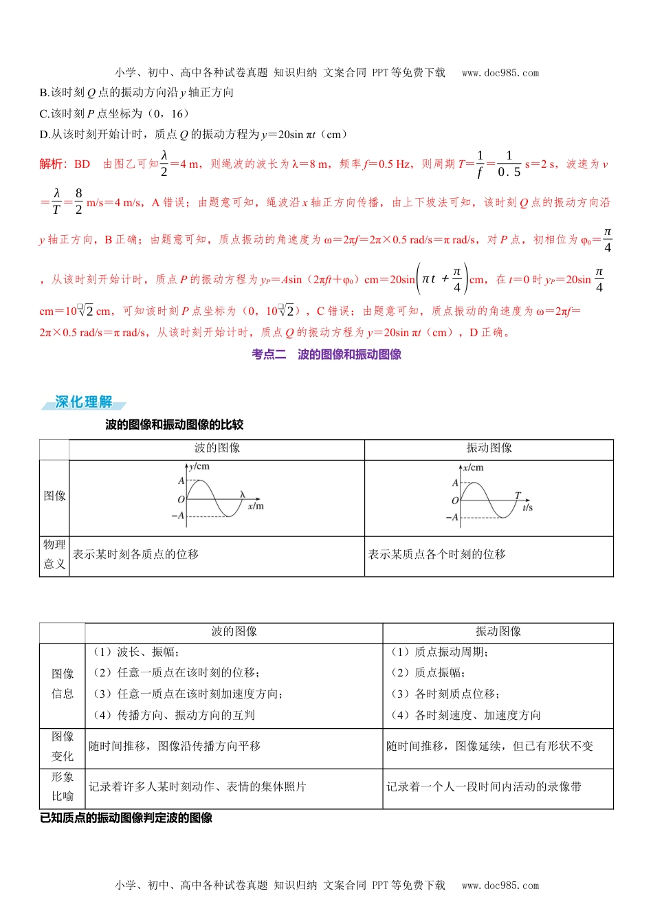 2025版《三维设计》一轮高中总复习 物理（提升版）第2讲　机械波.docx