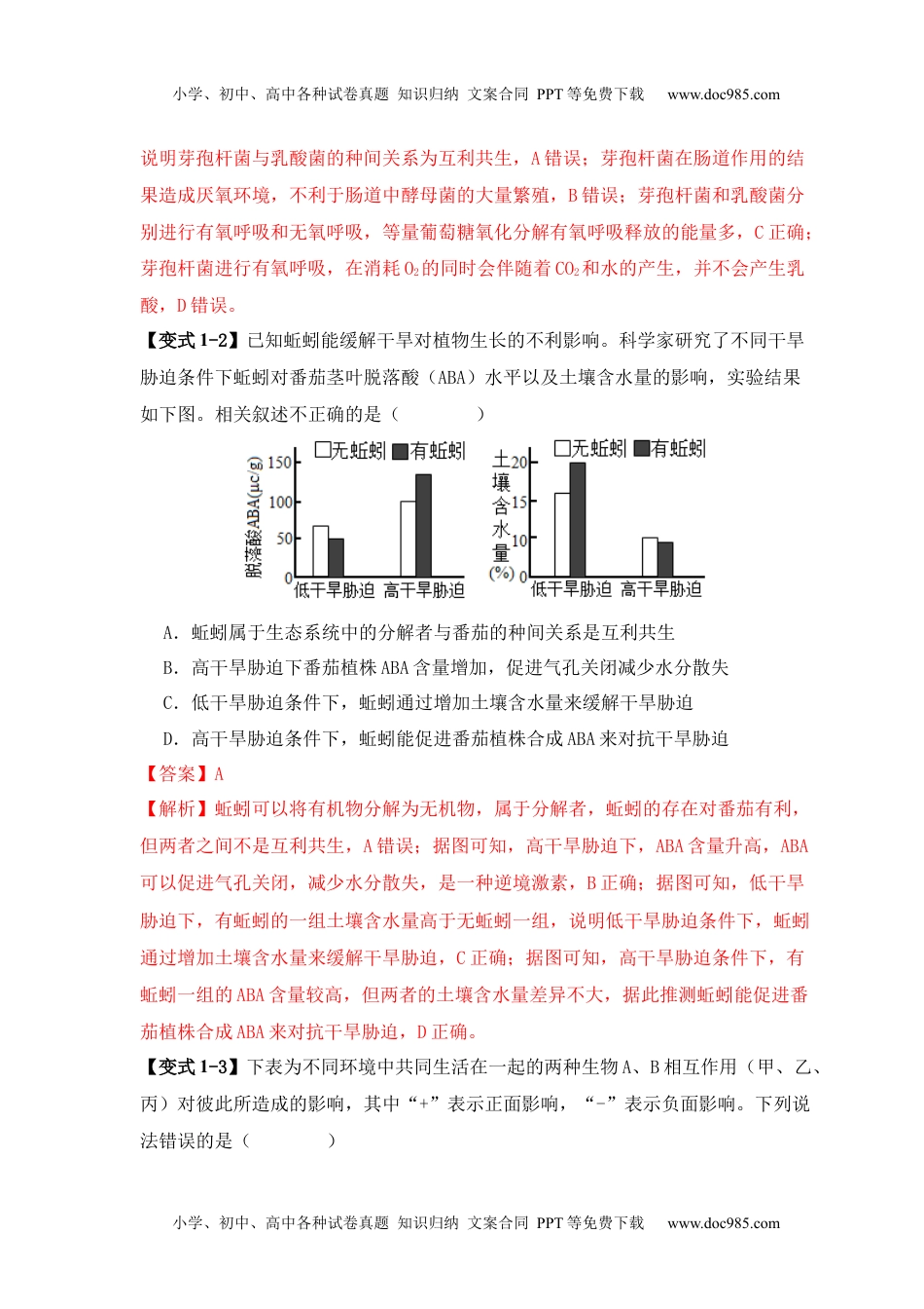 高考生物易错点14 群落常见的“四个”理解误区（解析版）.docx