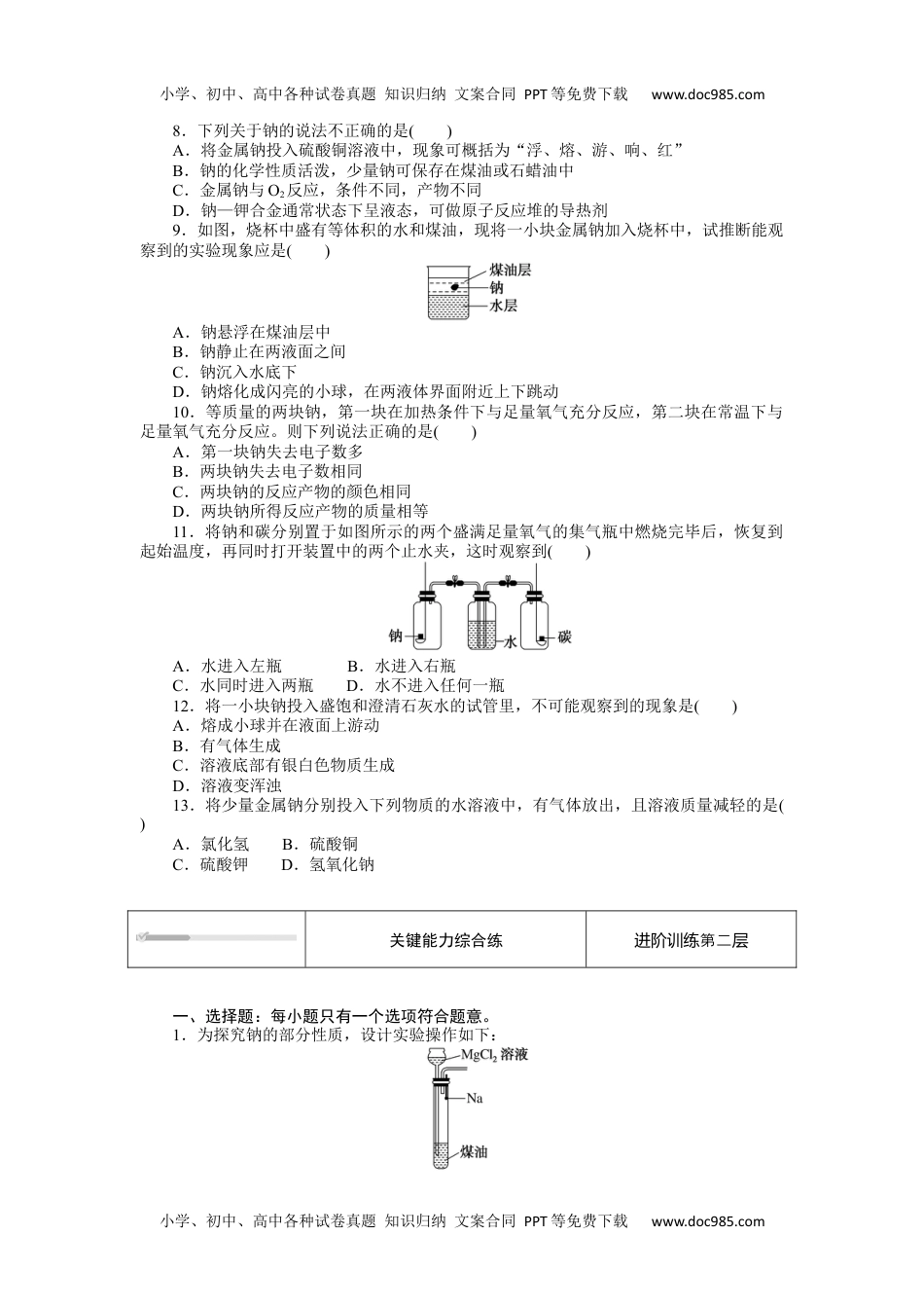 2023人教化学必修第一册2.1.1.docx