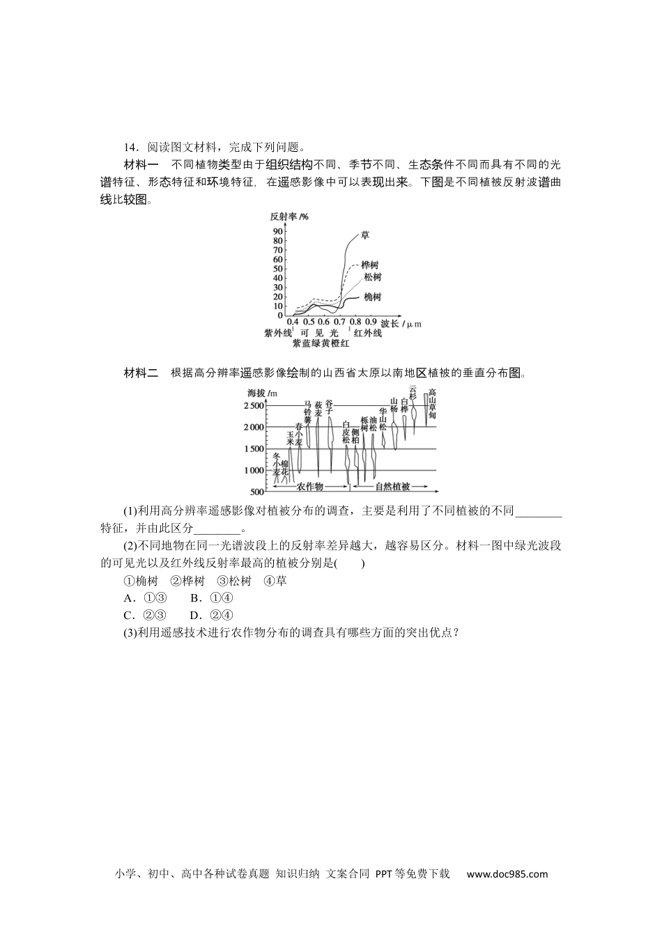 高中 地理·必修第一册（中图版）课时作业WORD课时作业 19.docx