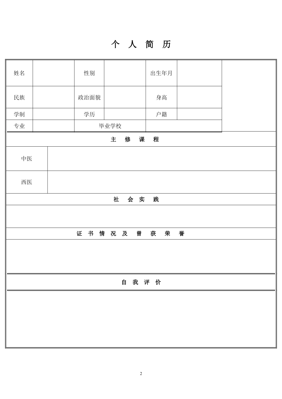 简历合集个人简历模板(451)简历合集 个人简历模板 免费下载.doc