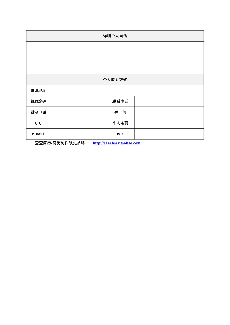 简历合集个人简历模板(142)简历合集 个人简历模板 免费下载.doc