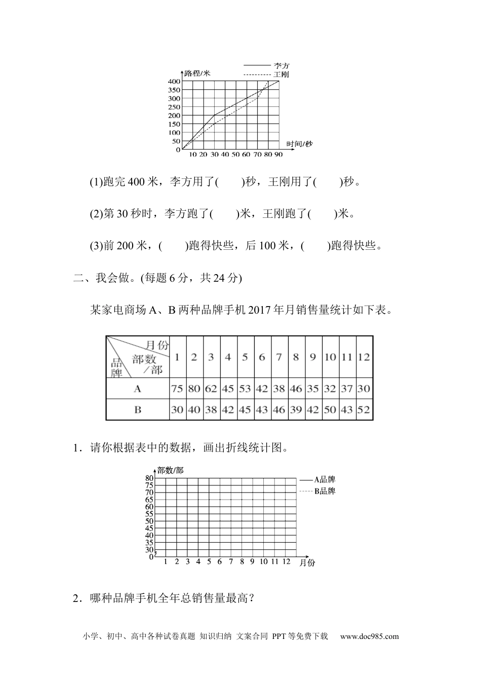 小学数学五年级下册教材过关卷(7).docx
