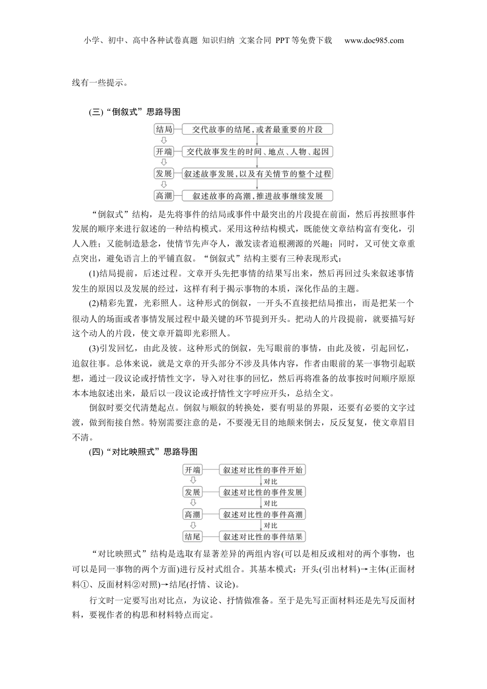 2025年新高考语文复习  板块十　学案93　精巧构思，曲笔叙事——匠心独运，行文跌宕 (1).docx