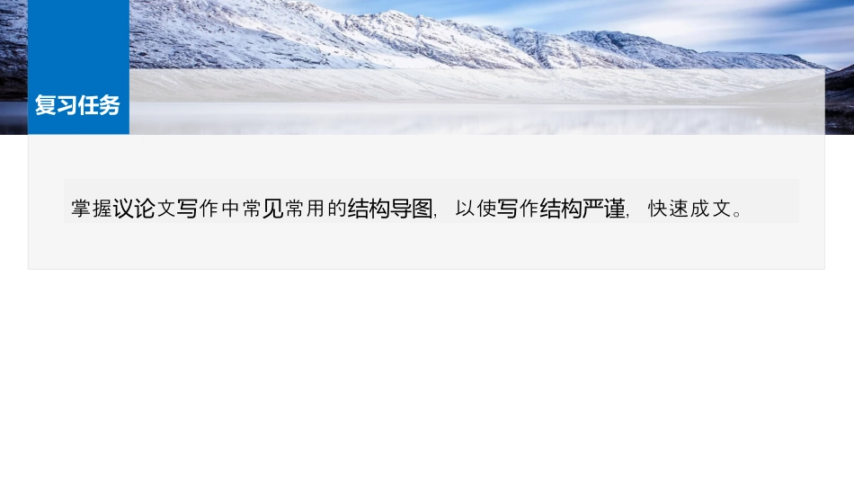 25版：学案88　掌握议论文写作结构导图(常规式)——借助导图，形成思路.pptx