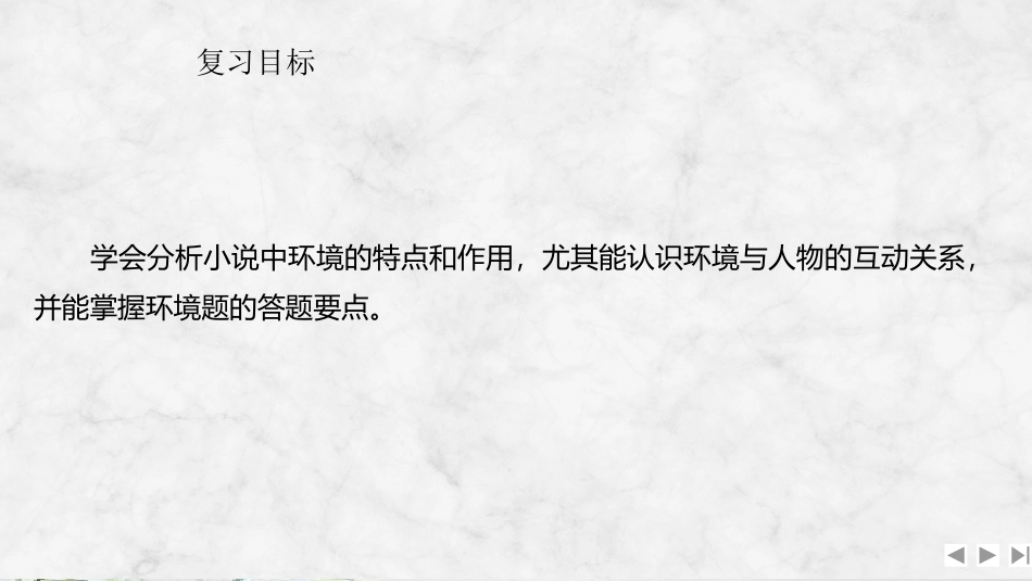 考点9+环境特点的概括（自然和社会环境）、手法及作用-2025年高考语文新课标命题方法分析及创新策略.pptx