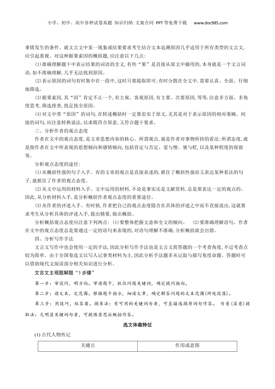 2024年新高考语文资料专题19+突破文言文阅读简答题（讲义）-2024年高考语文二轮复习讲练测（新教材新高考）.docx