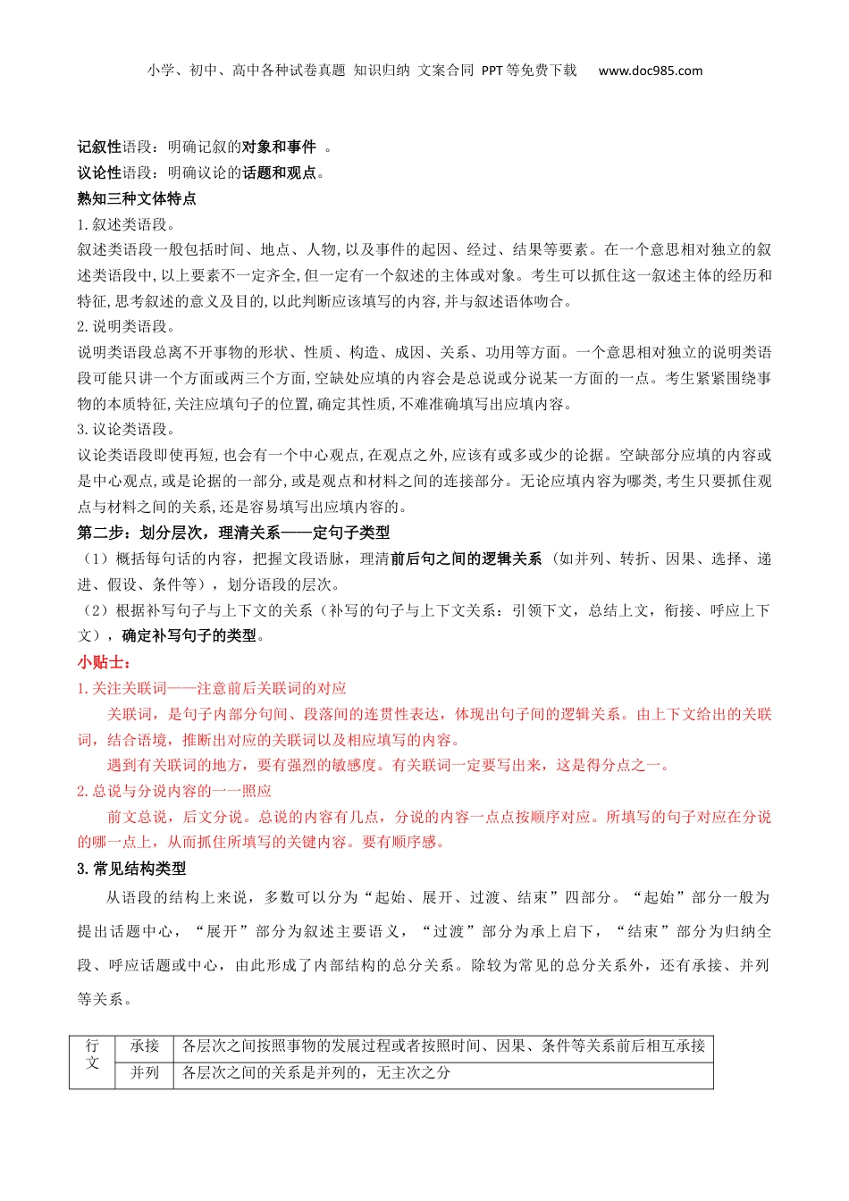 2024年新高考语文资料专题27+因境补文类新题型（讲义）-2024年高考语文二轮复习讲练测（新教材新高考）.docx