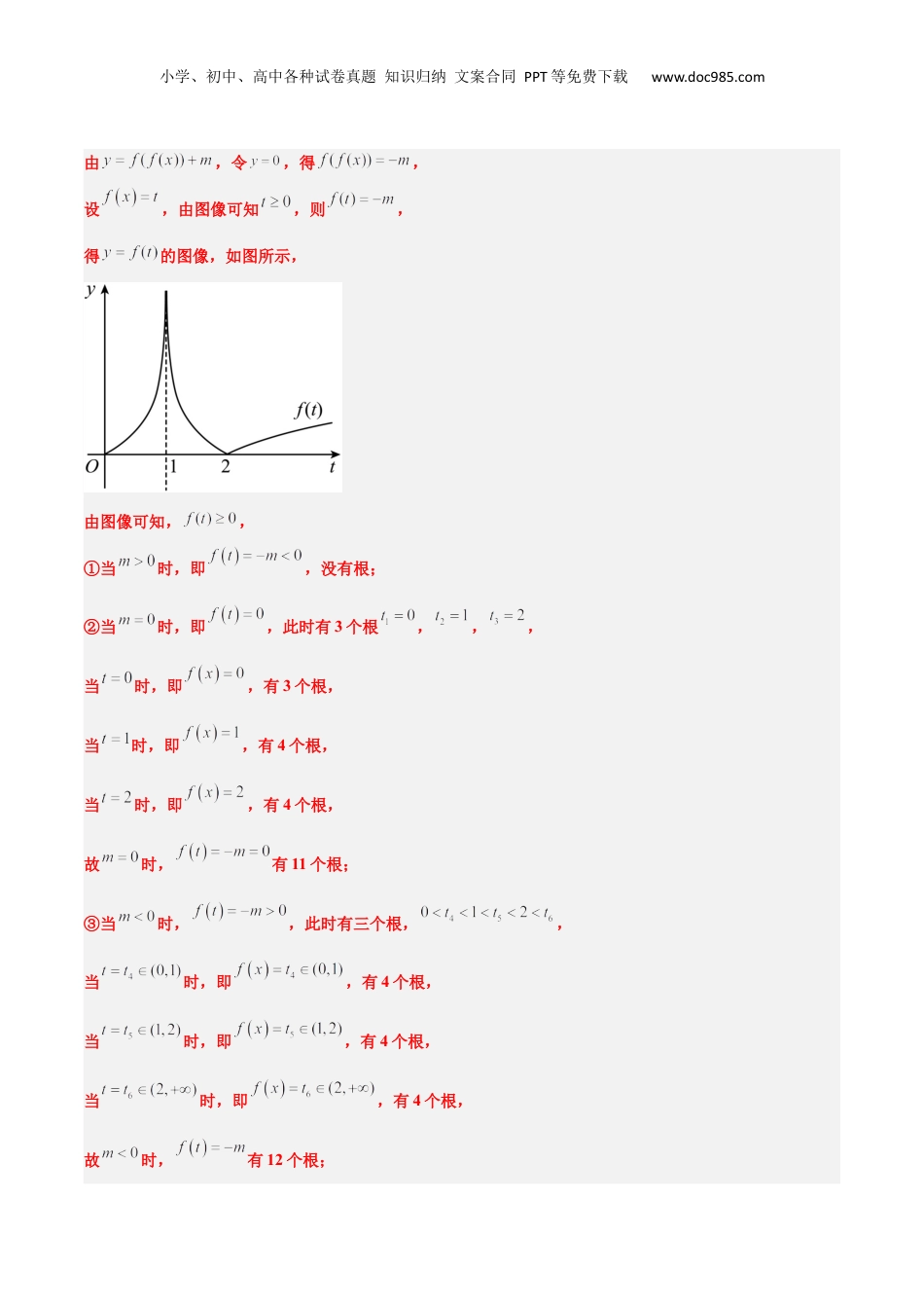 2024年新高考数学复习资料素养拓展5 嵌套函数的零点问题（精讲+精练）【一轮复习讲义】2024年高考数学高频考点题型归纳与方法总结（新高考通用）解析版.docx