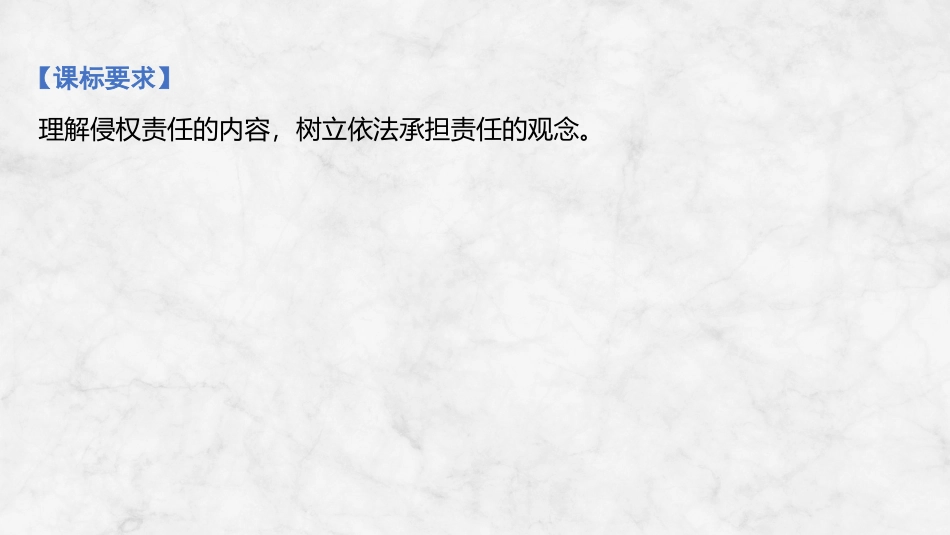高中思想政治2025届一轮复习选择性必修二：第二十九课第四课时　侵权责任与权利界限（共59张ppt）.pptx