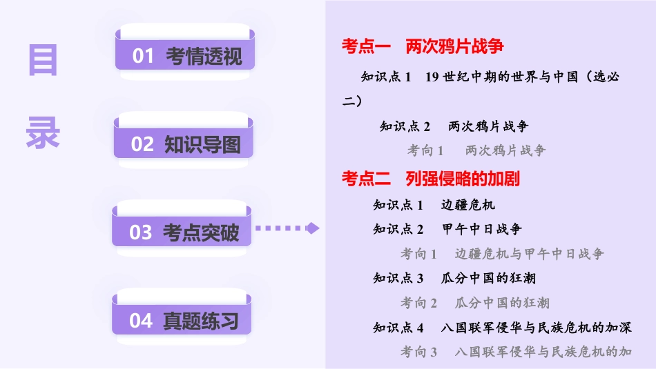 2025年新高考历史资料  第10讲+两次鸦片战争与列强侵略的加剧（课件）.pptx