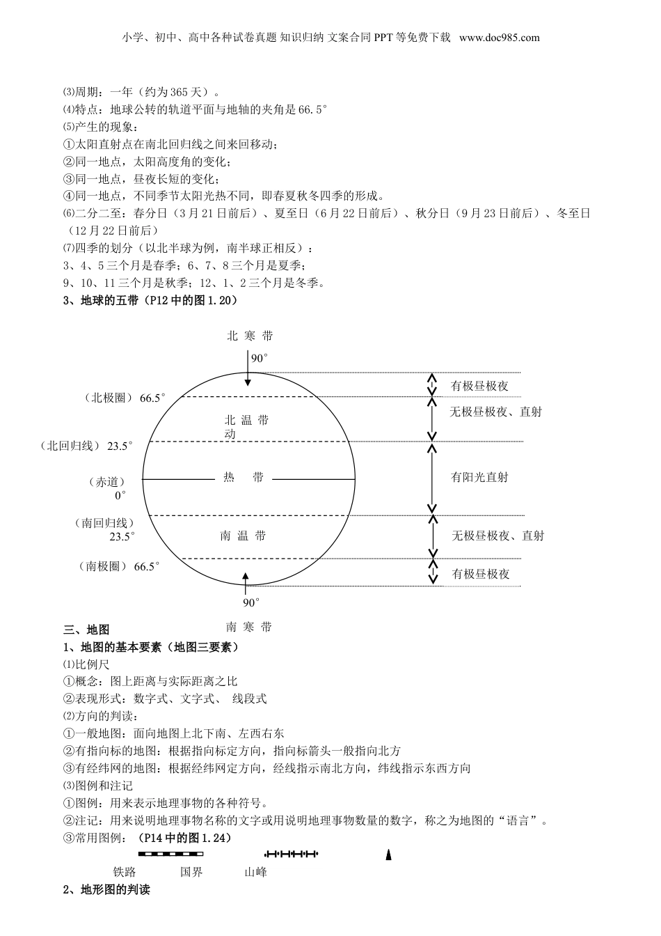 浙江初中地理知识点归纳汇总.doc
