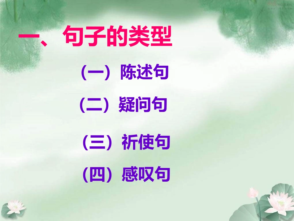 【小升初】语文总复习课件 - 句子总复习 (全国通用)(共105张ppt).ppt