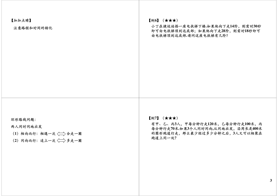 小升初数学-公式类行程问题之流水行船、扶梯问题、环形跑道.pdf