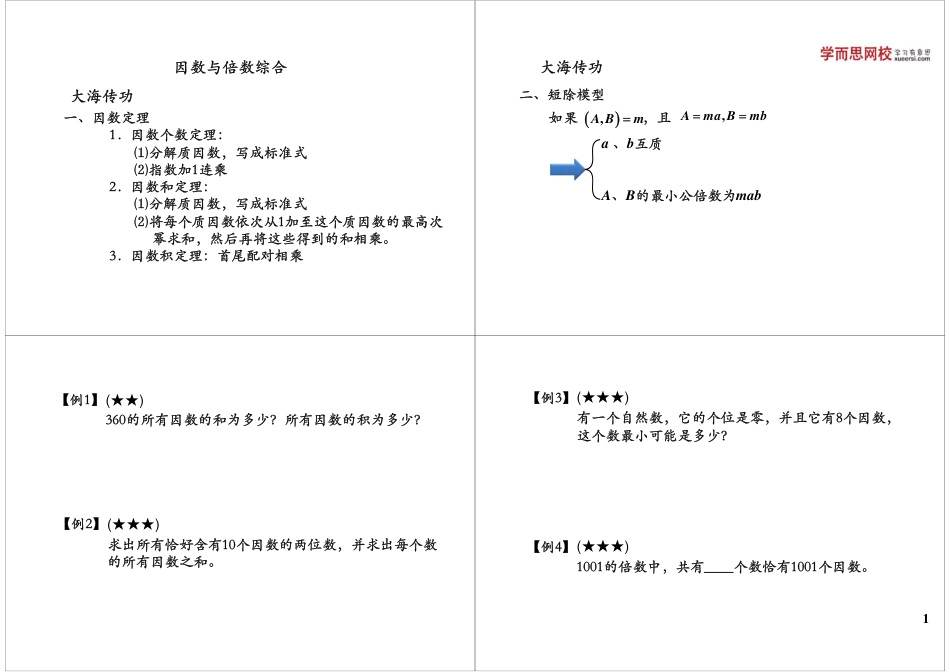 小升初数学-因数与倍数综合.pdf