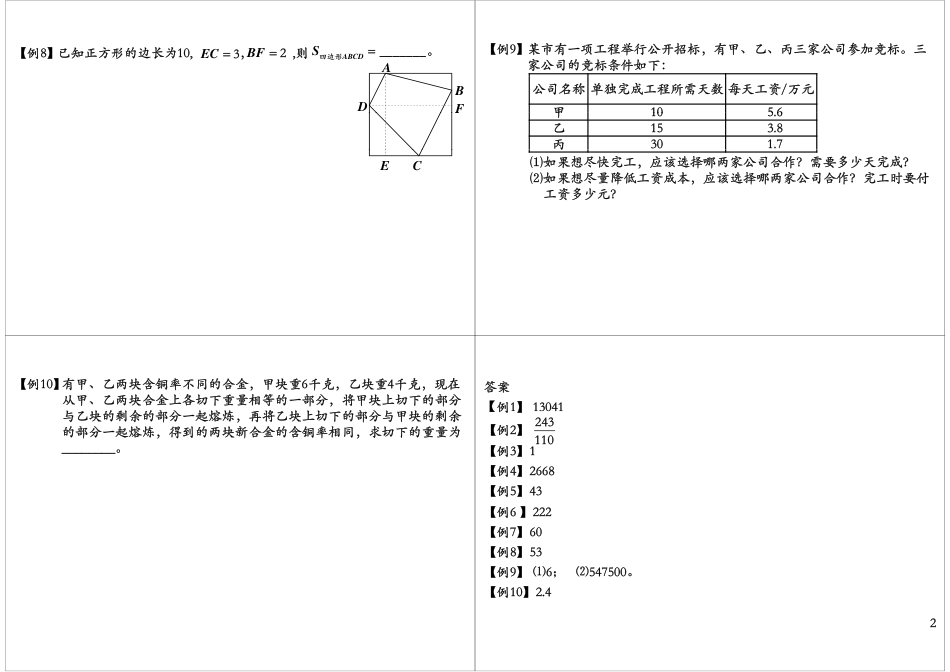 小升初数学-小升初重点中学模拟试卷名师点评（上）.pdf