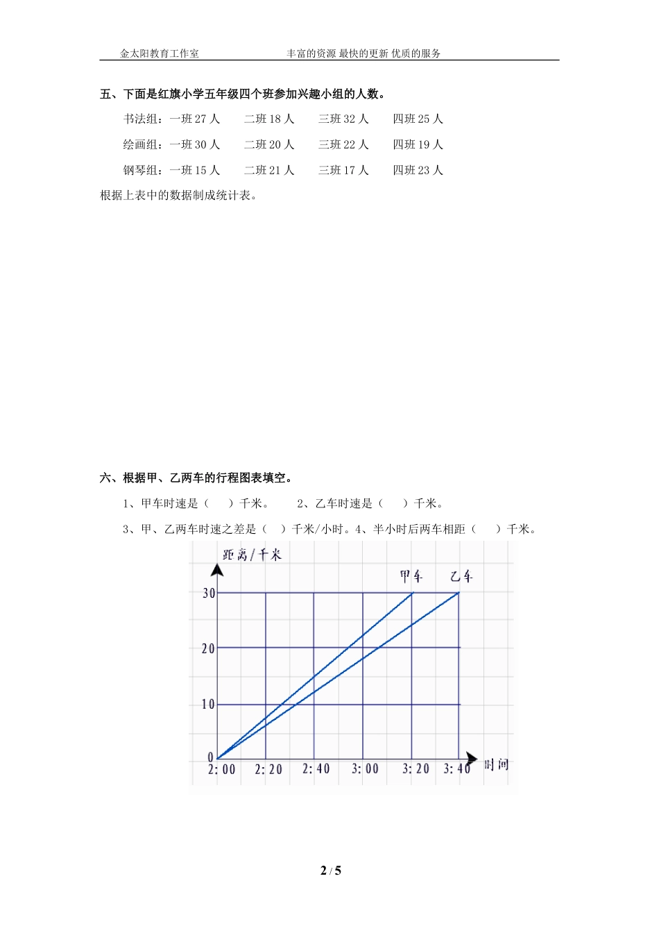 通用版数学六年级下册总复习专题：统计1 含答案 (1).doc