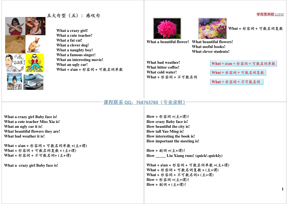 小升初英语-五大句型（五）：感叹句.pdf