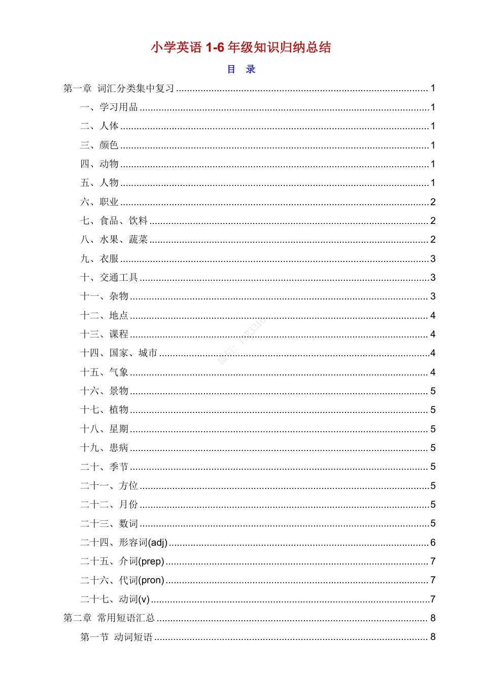 小升初英语-小学英语1-6年级知识归纳总结.pdf