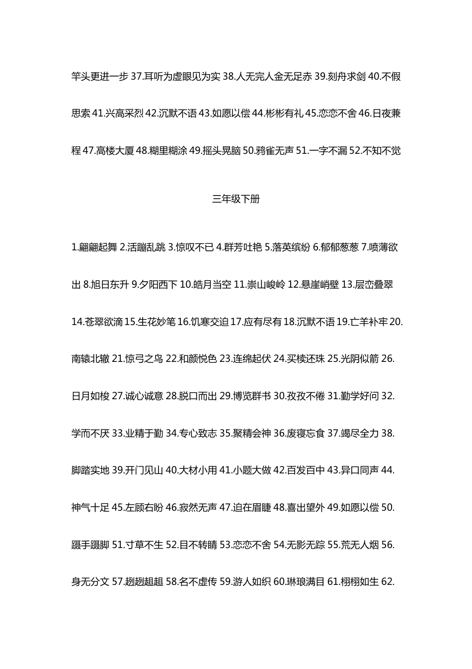 小学1-6年级各个年级必须知道的成语汇总.pdf