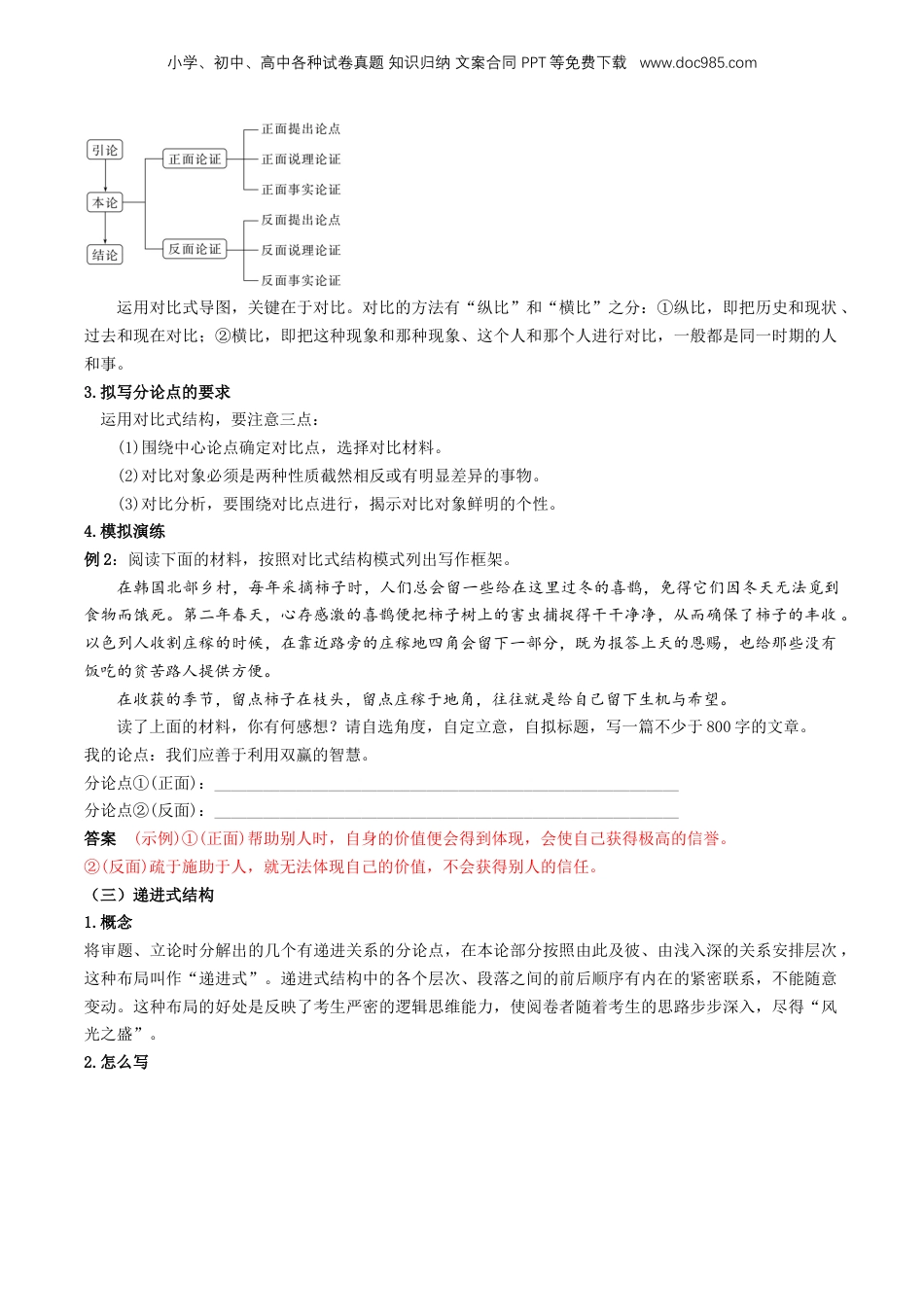 （人教版）第1部分 暑假衔接 16 作文之议论文写作（教师版）-2024年初升高语文暑假精品讲义.docx
