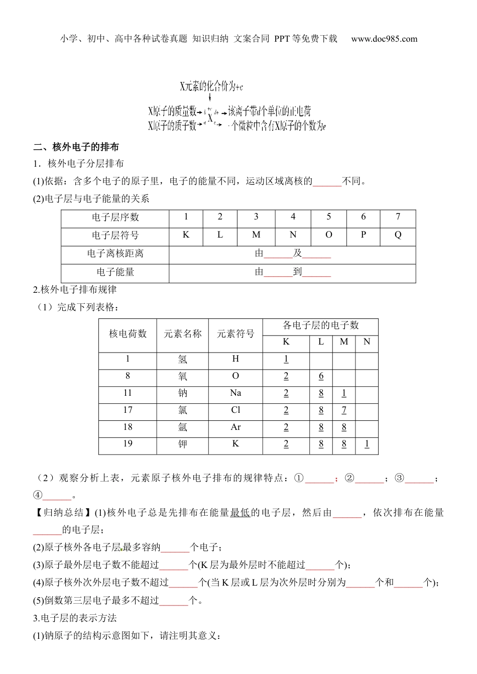 第16讲 原子结构和元素周期表-【学生版】新高一化学暑假衔接（人教版）.docx