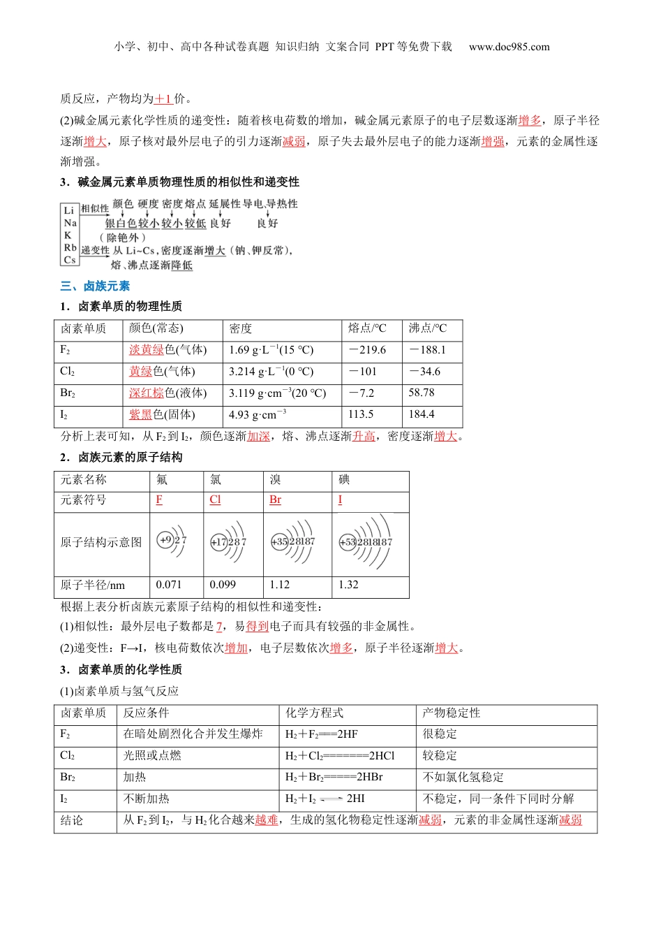第19讲  原子结构与元素的性质（教师版）-新高一化学暑假精品讲义（人教版）.docx