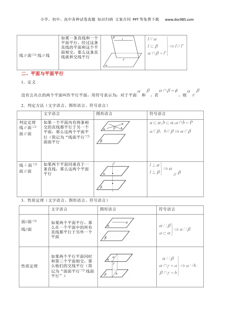 新高二数学暑假衔接第1部分-复习-第06讲 立体几何中的平行和垂直问题（教师版）-新高二数学暑假讲义（人教A版）.docx