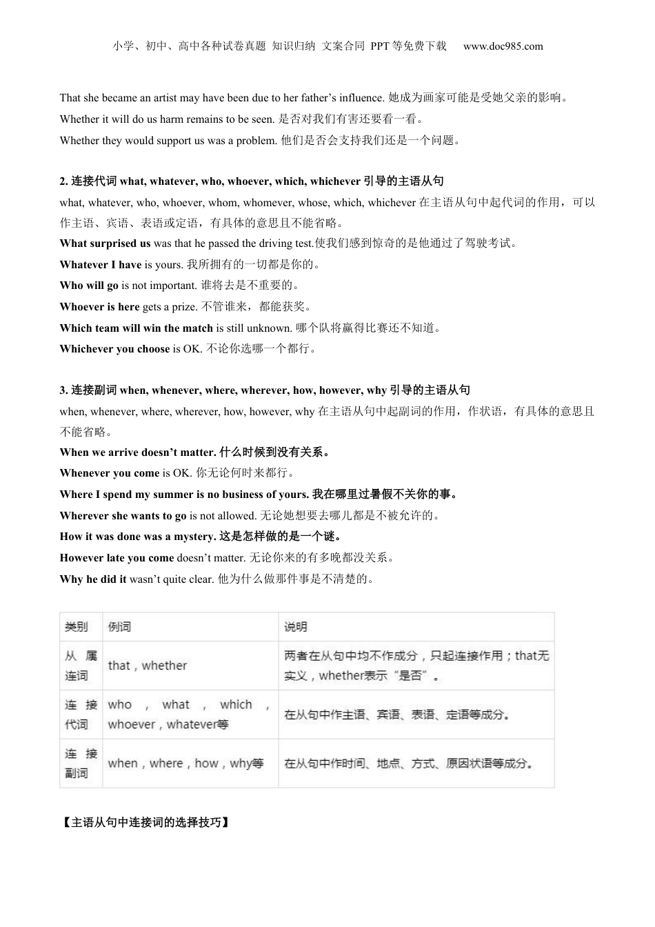 第1部分-暑假预习-第05讲 主语从句（教师版）-新高二英语暑假讲义（人教版）.docx