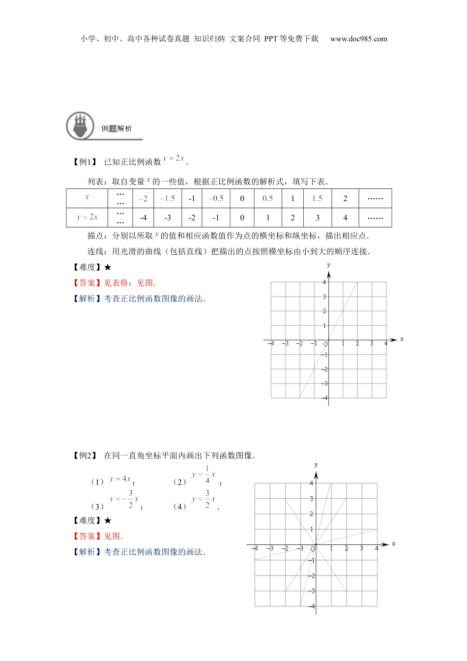新8年级（七升八）-初中数学暑假衔接八年级同步第14讲：正比例函数的图像及性质-教师版.docx
