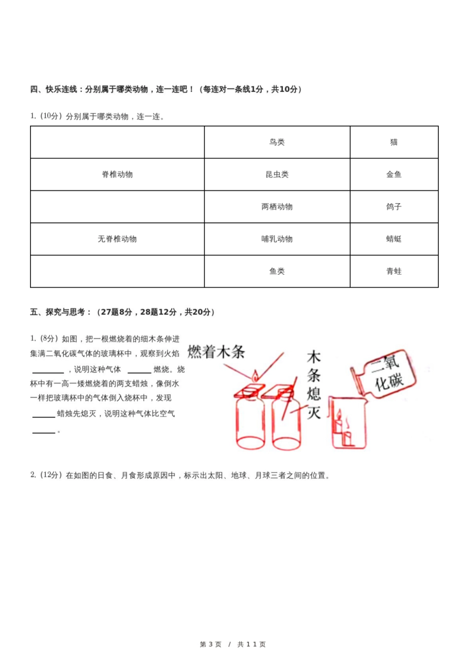2024年黑龙江省哈尔滨市通河县小升初科学试卷.pdf