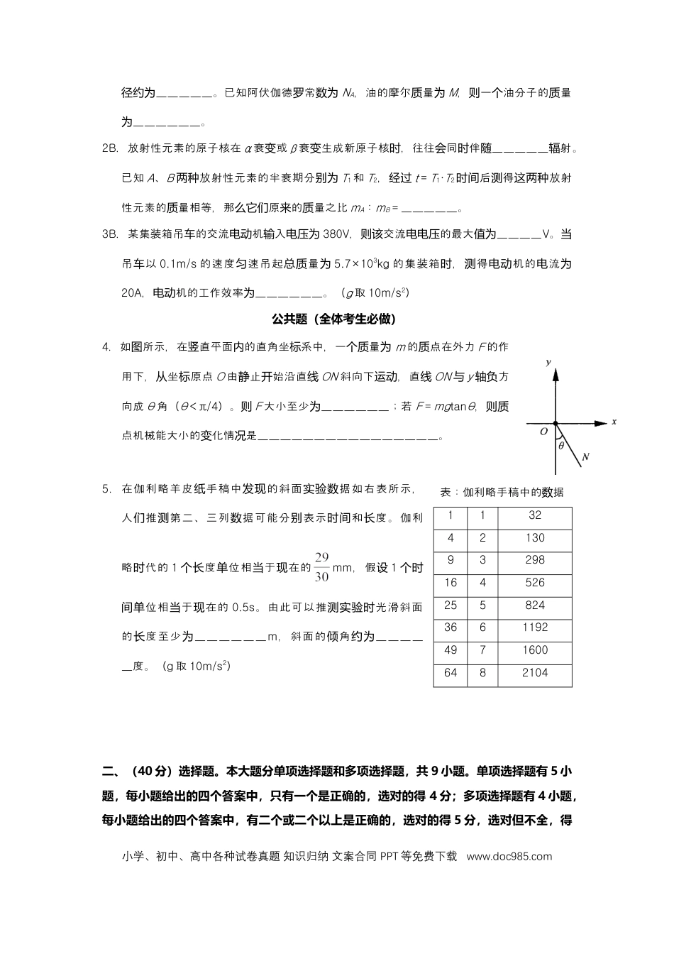 2008年上海高考物理真题（解析版）.doc
